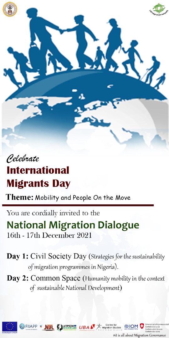Upcoming Event in Commemoration of International Migrants Day, 18th December 2021